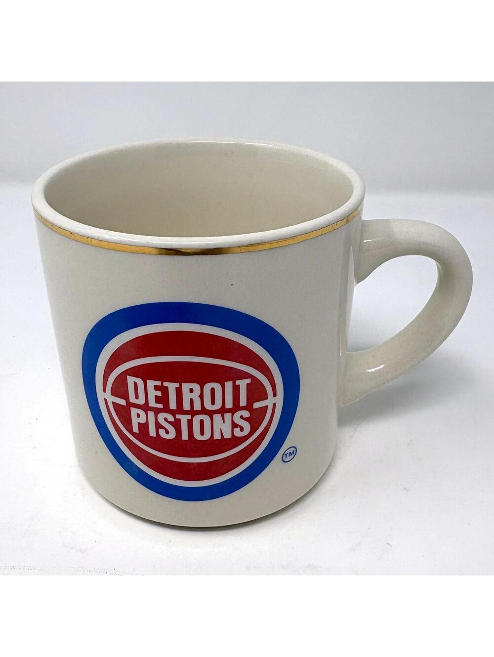 Vintage 1988-89 Detroit Pistons NBA World Champions Roster Coffee Mug Cup